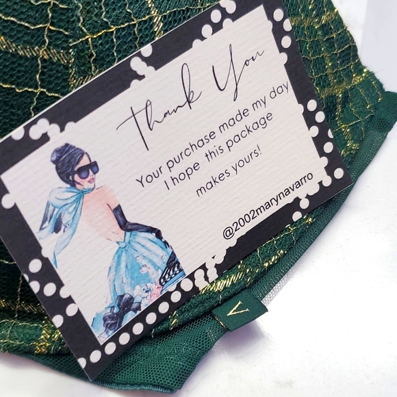 Victoria's Secret 36DDD Demi Bra, Emerald Green w/ Golden stitching 😍 Like New - Picture 3 of 15